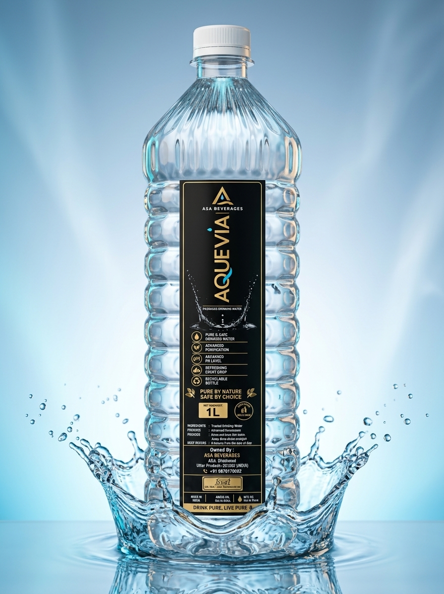 Aquevia 1L Packaged Drinking Water Bottle